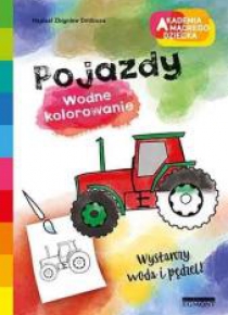 Wodne kolorowanie. Pojazdy