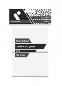 Koszulki CCG białe 63,5x88 (100sztuk) REBEL