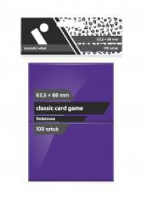 Koszulki CCG fioletowe 63,5x88 (100sztuk) REBEL
