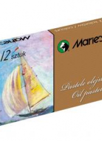 Pastele olejne E1220 12 kolorów MARIES