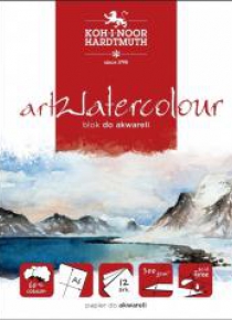 Blok akwarelowy artwatercolour A4 12 kartek 300G.