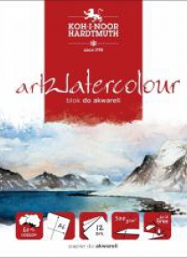 Blok akwarelowy artwatercolour A5 12 kartek 300G.