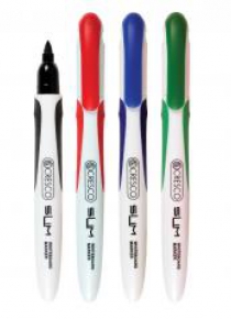Marker suchościeralny Slim 4 kolory