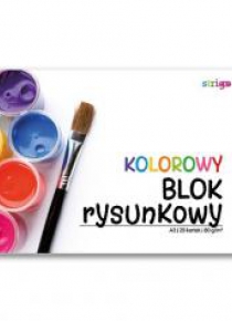 Blok rysunkowy kolorowy A3/20K (10szt) STRIGO