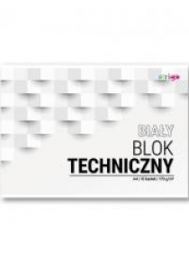Blok techniczny biały A4/10K (10szt) STRIGO