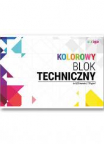 Blok techniczny kolorowy A4/20K (10szt) STRIGO