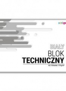 Blok techniczny biały A3/10K (10szt) STRIGO