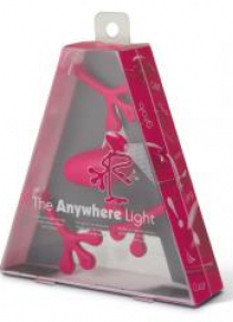 Anywhere Light - lampka do książki - różowa
