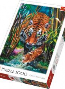 Puzzle 1000 Drapieżny tygrys TREFL