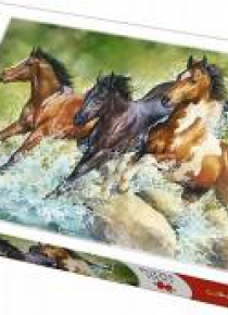 Puzzle 1500 Trzy dzikie konie TREFL