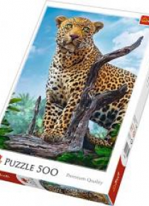 Puzzle 500 Dziki lampart TREFL