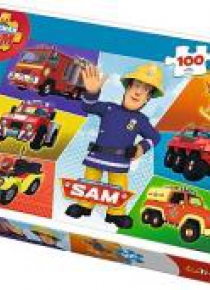Puzzle 100 Pojazdy Strażaka Sama TREFL