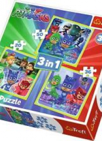 Puzzle 3w1 Gotowi do działania TREFL