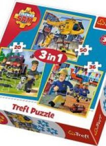 Puzzle 3w1 Strażak Sam w akcji TREFL