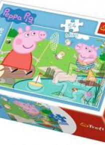 Puzzle 54 mini Wesoły dzień Świnki Peppy 1 TREFL