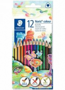 Kredki trójkątne Noris Colour 12 kolorów STAEDTLER