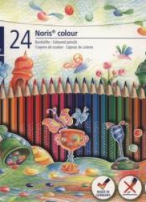 Kredki trójkątne Noris Colour 24 kolory STAEDTLER