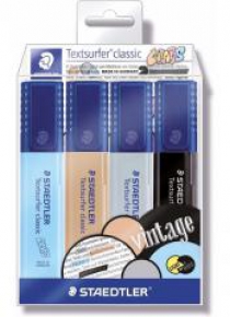 Zakreślacz Classic Vintage 4 kolory STAEDTLER