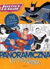 Justice League. Panoramiczna kolorowanka