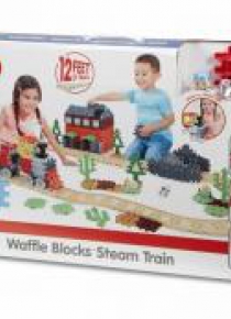 Waffle Blocks Pociąg parowy