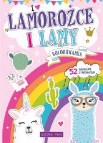 Kolorowanka z naklejkami - Lamorożce i Lamy
