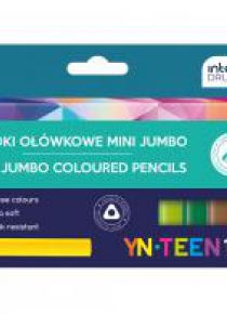 Kredki trójkątne Jumbo mini 12 kolorów YN NOSTER