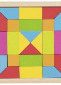 Puzzle Mozaika tęczowa
