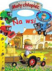 Na wsi. Mały chłopiec