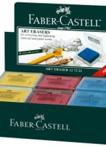 Gumka artystyczna chlebowa mix(18szt)FABER CASTELL