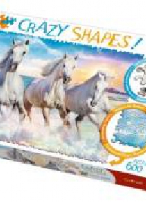 Puzzle 600 Crazy Shapes Galop wśród fal TREFL