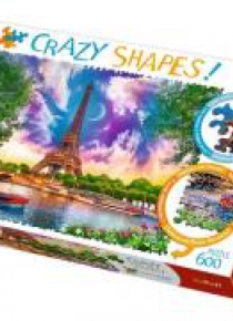 Puzzle 600 Crazy Shapes Niebo nad Paryżem TREFL