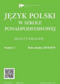 Język polski w szkole ponadpodst. nr 3 2018/2019