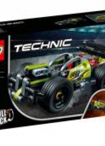 Lego TECHNIC 42072 Żółta wyścigówka