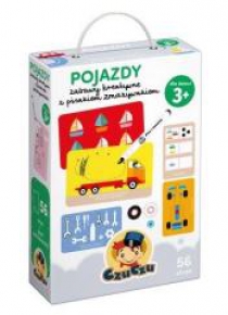 CzuCzu Pojazdy. Zabawy kreatywne z pisakiem