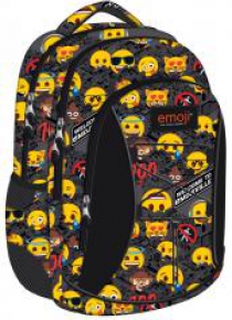 Plecak 3-komorowy Emoji Yellow II