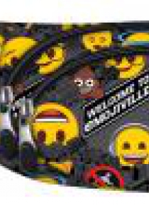 Saszetka na pasek nerka Emoji Yellow II