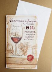 Karnet Urodziny + koperta ARGUS