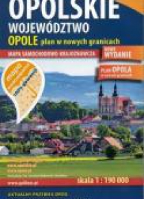 Mapa wodoodporna - Woj.Opolskie/Opole 1:190 000