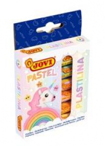 Plastelina 6 kolorów pastelowa 15gr. JOVI