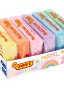 Plastelina 6 kolorów 50gr. pastelowa JOVI