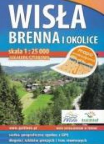 Mapa wodoodporna - Wisła i Brenna i okolice