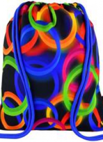 Plecak na sznurkach Neon Circles