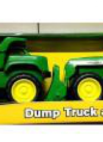 John Deere wywrotka + traktor TOMY
