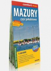 Comfort!map Mazury część południowa, 1:60 000 mapa