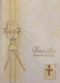Karnet Komunia Premium B6 + koperta wzór nr 004