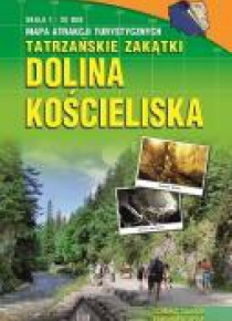 Mapa atrakcji tur. - Dolina Kościeliska 1: 20 000