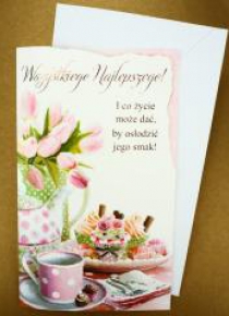 Karnet Życzenia + koperta ARGUS