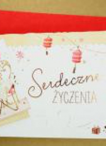 Karnet Życzenia + koperta ARGUS