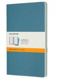 Zestaw 3 zeszytów Cahier Journals 13x21 linie blue