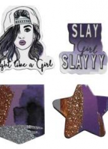 Zakładki magnetyczne gwiazda/slay girl 4 sztuki